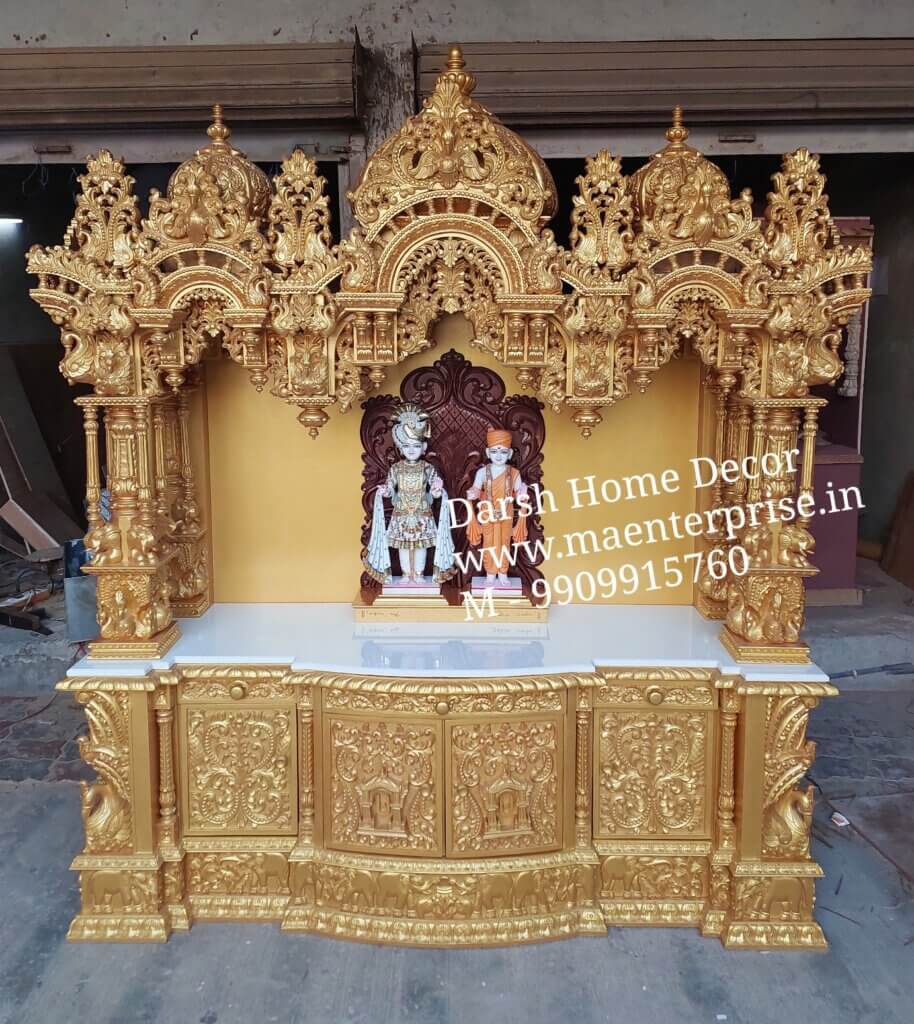 BAPS temple for home pooja room decor